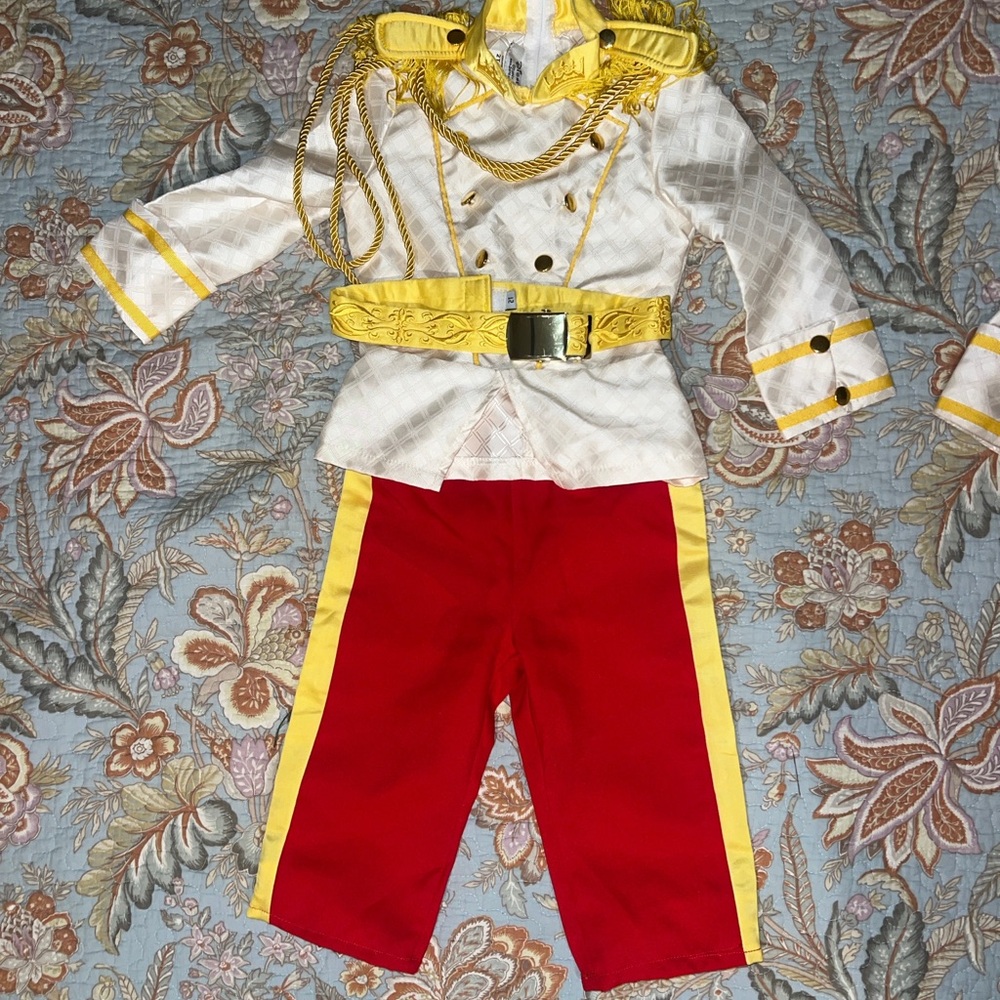 Disney Prince Charming Costume  - Red and Yellow